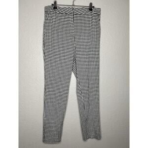 Elie Tahari Women's Butter Soft Check Knit Stretch Pants Size 12